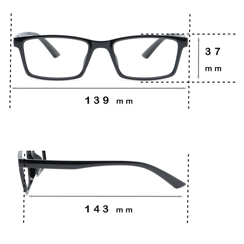 Mcoorn Lesebrille Anti Blaulicht Computer für Damen Herren, Lesehilfe Unkaputtbar