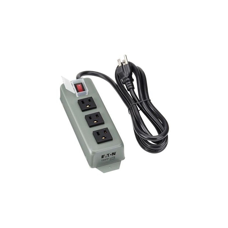 Tripp Lite 3SP Waber Power Strip Metal 5-15R 3 Outlet