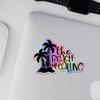 Holographic Decal Stickers of The Beach is Calling Premium Waterproof