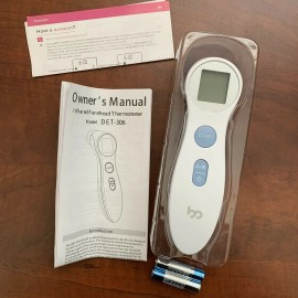 Femometer Forehead Thermometer Touchless Infrared No Touch Memory Thermometer NEW