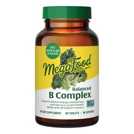 Megafood Balanced B Complex Complejo B 90 Tabs Sfn