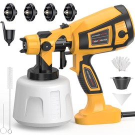 Electric Paint Sprayer 1000W High Power Spray Paint High Capacity ,Cordless Paint Sprayer,Paint Sprayer,Painting - Color: Plug in version