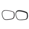 2Pcs Rearview Mirror Rain Eyebrow Frame Door Mirror Frame Trim