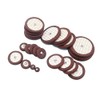 Alnicov 25Pcs Sax Leather Pads Replacement Accessories for Alto Saxophone