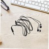 TEHAUX 50pcs Portable Cartoon Earphones Wired in Ear Headphones with