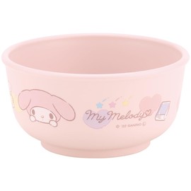Skater Baby Dinnerware, Rice Bowl, For Kids, About 5 Months and Up, Antibacterial, Plastic, 7.78 fl oz (230 ml), My Melody Sanrio XP23AG-A