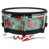 Skin Wrap Compatible with Roland PD-140DS Drum Crabs and Shells