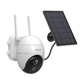 ieGeek Outdoor Solar WiFi Security Camera 360° PTZ Wireless Battery CCTV IR Cam