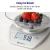 Báscula Digital Cocina con Temporizador, Bascula para Cafe 0.1g/2kg