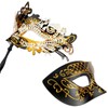 Hoshin Masquerade Mask for Couple, Mardi Gras Deecorations Venetian Masks