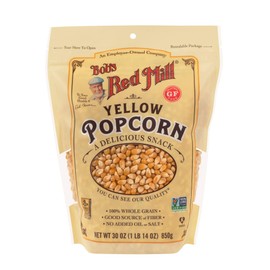 Bob's Red Mill Yellow Popcorn, 30oz (Pack of 1) - Non GMO, Whole Grain, Vegan, Kosher