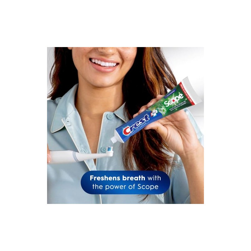 Crest Complete Active Fresh + Whitening Toothpaste, 5.5oz (Pack of