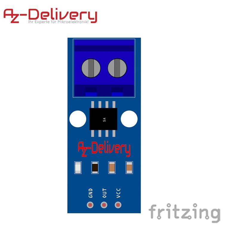 AZDelivery ⭐⭐⭐⭐⭐ ACS712 5A Range Current Sensor Measuring Module for