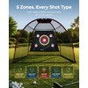 YOREPEK Golf Practice Net, 10x7ft for Backyard Driving Real Golf