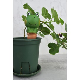 HORTICAN Frog Shaped Self-Watering Spikes - Effortless Plant Care for Your Garden, Cute and Playful Design for Indoor and Outdoor Plants, Vacation-Proof Plant Watering Solution