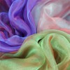 YYCRAFT Shimmer Sparkle Sheer Organza Fabric 59 Inch by the