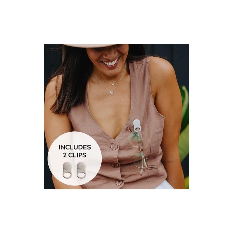 SPEX Clips para anteojos (paquete de 2) – Soporte magnético