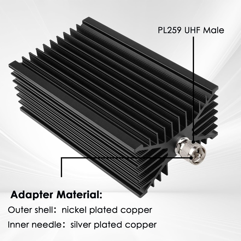 XRDS -RF 200W PL259 UHF Male RF Dummy Load for