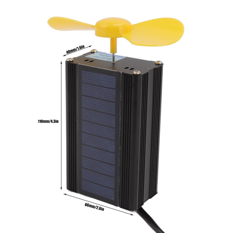 Solar Power Generator Aluminum Alloy ABS Phone Charging Function Wind