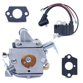 Haishine Caburetor Carb Ignition Coil for Stihl MS170 MS180 017 018 MS 170 MS 180 Chainsaw Replacement Parts