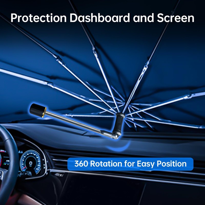 Windshield Sun Shade Umbrella for Honda Pilot 2016-2026 Front Window