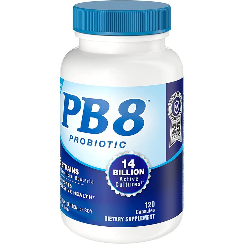 PB8 Acidophilus Probiotic, 120 Count, (Value Pack of 2)