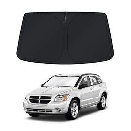 KUST Windshield Sun Shade for 2007–2012 Dodge Caliber Window Shade Sun Visor Cover Foldable Blocks UV Rays Keep Your Car Cooler