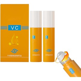 Lutein Eye Essence Oil, Lutein Eye Essence Oil Stick Eye Roller, Eye Essence Oil, Lutein Eye Oil, VC Lutein Essential Oil, Anti-wrinkle, Moisturizing and Firming (2pcs)