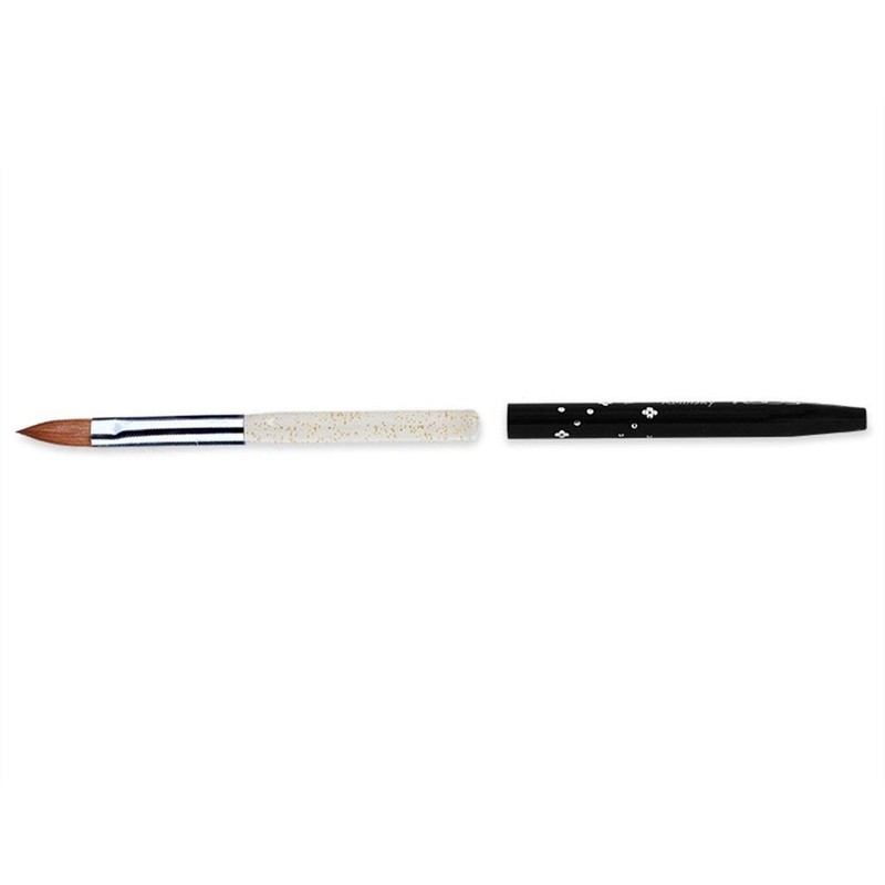 Kolinsky Acrylic Nail Brush Black 2#