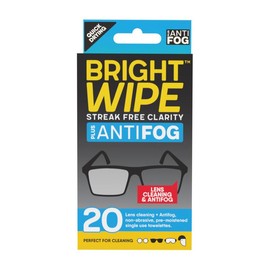 Bright Wipe Antifog Lens Cleaning Wipes X 20