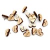 JIHUOO Pack of 20 wooden heart push pins, drawing pins,