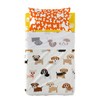 HappyFriday Mr. Fox Dogs D1614177 Duvet Cover Set for Baby