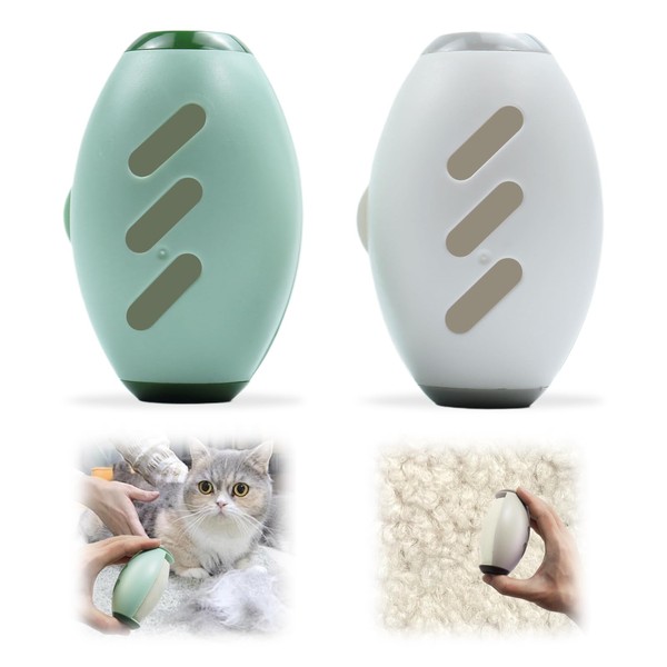 MriiVox Fusselrolle Wiederverwendbar 2 Stück, Klebrige Gel Fusselrolle Ball, Tierhaarentferner