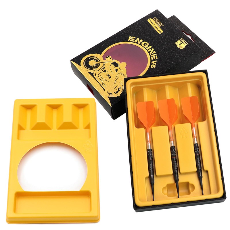 CUESOUL V6 20g Soft Tip 90% Tungsten Darts Set Oil