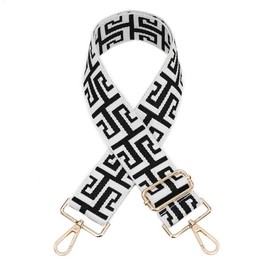 SYSUII Adjustable Shoulder Strap for Bags 5 cm Bag Strap B, White