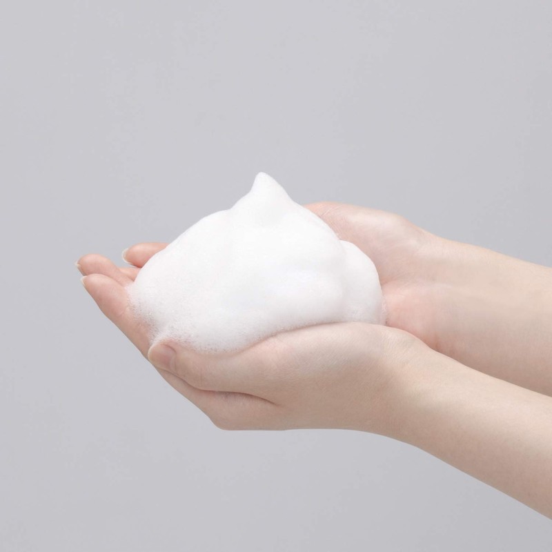 whipped face wash foaming net