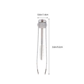 minkissy Professional Eyebrow Care Kit Tweezers Brush Eyelash Separator Compact Design for Easy Travel