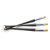 Baluue 3pcs Nail Art Brush Flat Uv for Fine Detailing