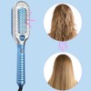 Hair Straightener Brush Ice Therapy Professional Negative Ion Cold Wind