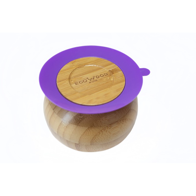 Ecowood® Tazón/Plato Hondo/Bowl de Bambú para Bebe y Niño -
