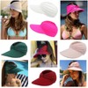 Sun Visor Ponytail Hat for Women Packable Wide Brim Summer