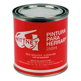 Tarro Pintura Para Herrar Wittney 250 Ml Para Ganado