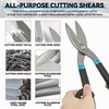 Heavy-Duty Cutting Shears Scissors 10 inch All-Purpose Tin Snips Utility