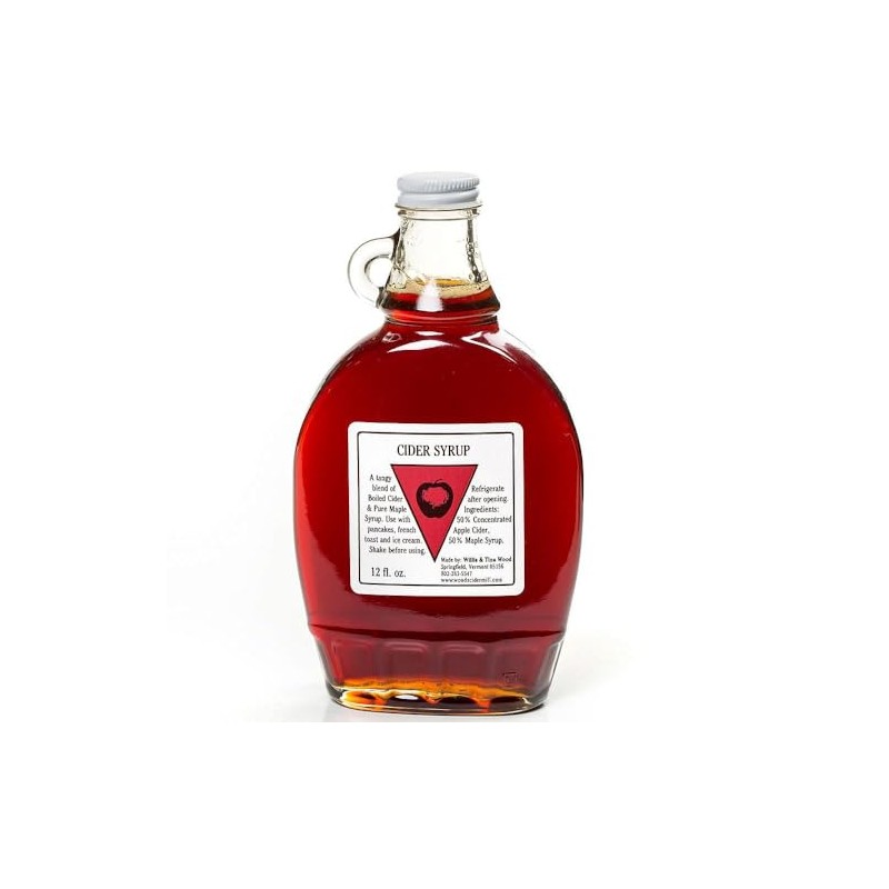 Pure Cider Syrup, Vermont Family Farm Made, Sweet, Tangy, Boiled