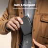 Slim Wallet with Coin Compartment Men's Wallet with RFID Protection,