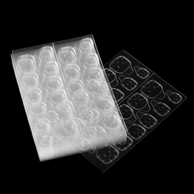 IKISKT White Clear Adhesive Tape for Press On Nails -
