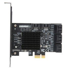 PCI E to SATA3.0 Expansion Card 8 Ports Adapter Riser Card Desktop Computer Accessories