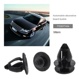 50 x 8mm Plastic Hole Clip Clips 7703077434 Compatible with Vauxhall Opppel Vivarro Rennault