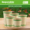 Responsible Products Smooth Insulated Paper Hot Cups (squat), Tree-Less™ Compostable