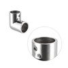 sourcing map Rail Elbow Fitting 90 Degree 2-Way 316 Stainless